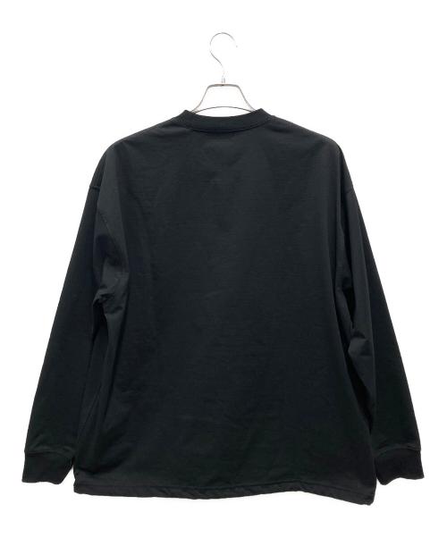 DAIWA（ダイワ）DAIWA (ダイワ) TECH DRAWSTRING L/S TEE/テック ドローストリング ロングスリーブ ティー ブラック サイズ:Lの古着・服飾アイテム