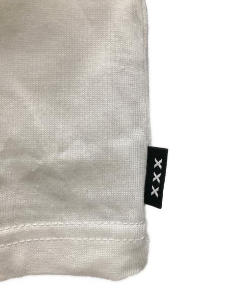 GOD SELECTION XXX（ゴッドセレクショントリプルエックス）GOD SELECTION XXX (ゴッドセレクショントリプルエックス) 長袖Tシャツ ホワイト サイズ:Lの古着・服飾アイテム