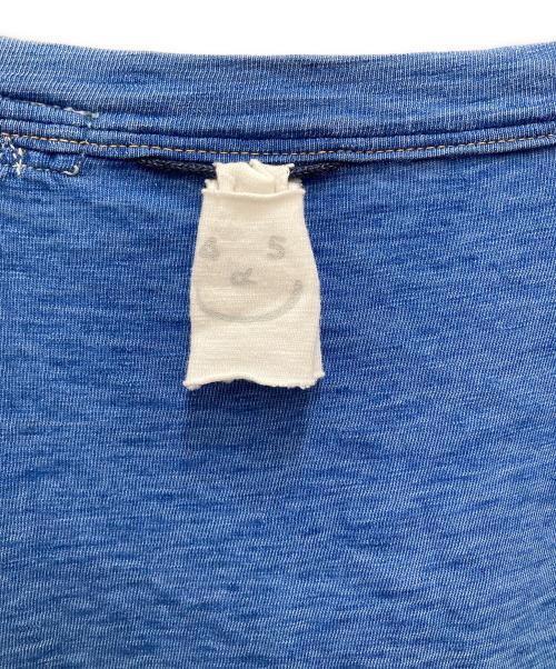 45R（フォーティファイブ・アール）45R (フォーティファイブ・アール) インディゴ染めTシャツ ブルー サイズ:表記無し(実寸ご確認ください）の古着・服飾アイテム