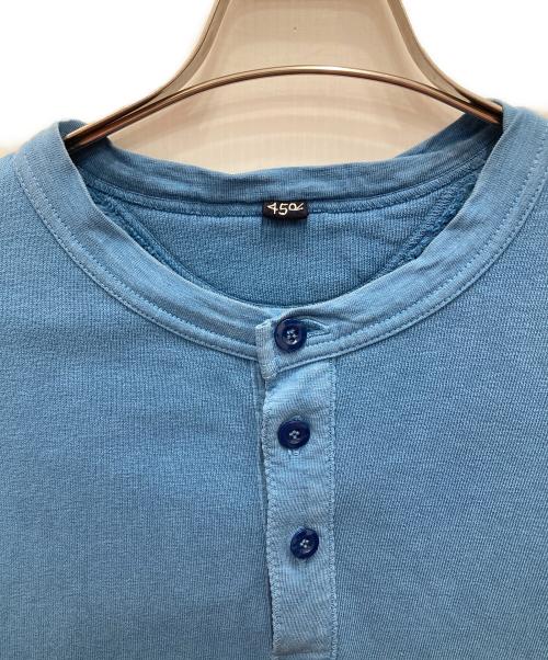 45R（フォーティファイブ・アール）45R (フォーティファイブ・アール) ヘンリーネックスウェット ブルー サイズ:★3つの古着・服飾アイテム
