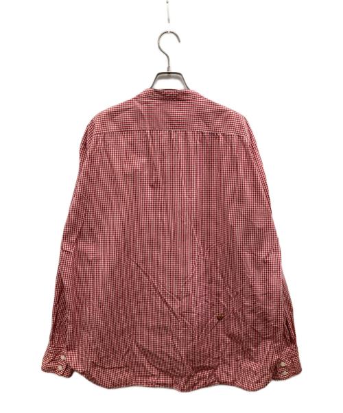 45R（フォーティファイブ・アール）45R (フォーティファイブ・アール) ギンガムチェックシャツ レッド サイズ:XLの古着・服飾アイテム