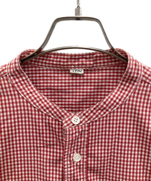 45R（フォーティファイブ・アール）45R (フォーティファイブ・アール) ギンガムチェックシャツ レッド サイズ:XLの古着・服飾アイテム