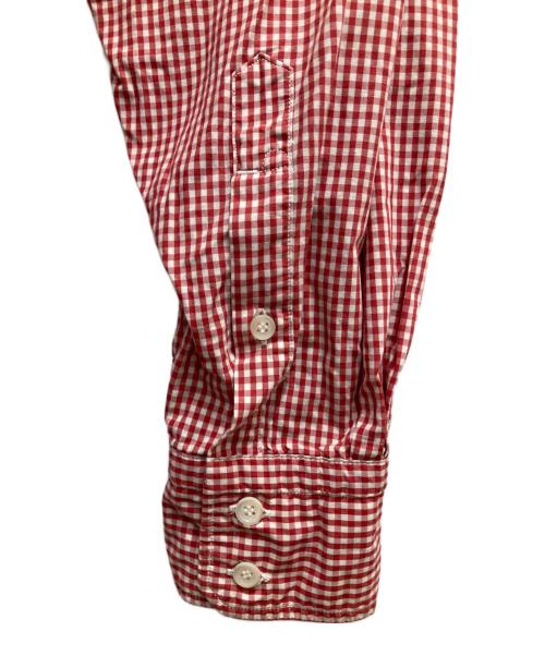 45R（フォーティファイブ・アール）45R (フォーティファイブ・アール) ギンガムチェックシャツ レッド サイズ:XLの古着・服飾アイテム