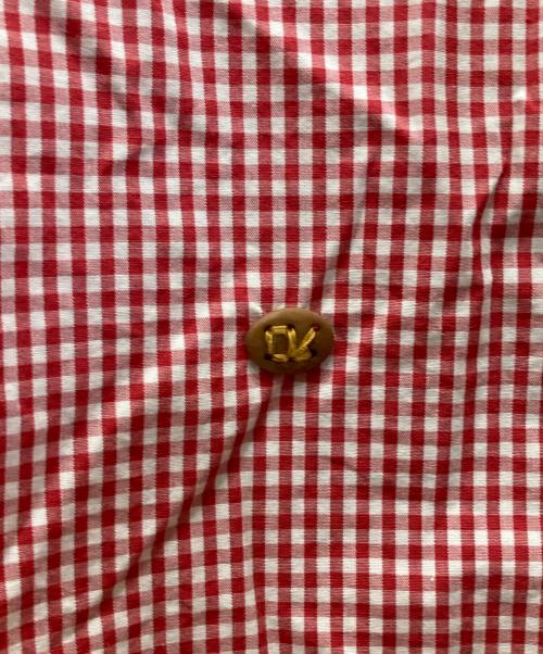 45R（フォーティファイブ・アール）45R (フォーティファイブ・アール) ギンガムチェックシャツ レッド サイズ:XLの古着・服飾アイテム