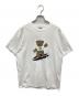 MARITHE+FRANCOIS GIRBAUD（マリテフランソワジルボー）の古着「SURFING DOODLE BEAR TEE」｜ホワイト