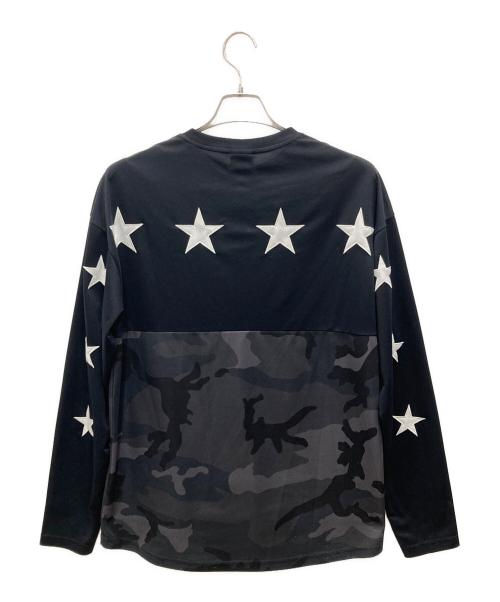 F.C.R.B.（エフシーレアルブリストル）F.C.R.B. (エフシーレアルブリストル) L/S CAMOUFLAGE TEAM TOP/ロングスリーブ カモフラージュ チーム トップ ブラック サイズ:Mの古着・服飾アイテム