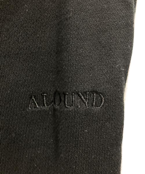 ALOUND（アラウンド）ALOUND (アラウンド) TWO TUCK SWEATPANTS/2 タック スウェットパンツ ブラック サイズ:Mの古着・服飾アイテム