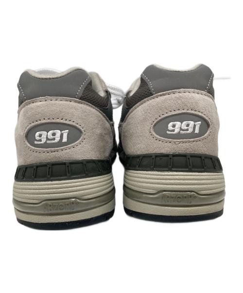 NEW BALANCE（ニューバランス）NEW BALANCE (ニューバランス) 991ローカットスニーカー グレー サイズ:UK8 1/2の古着・服飾アイテム