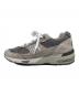 NEW BALANCE (ニューバランス) 991ローカットスニーカー グレー サイズ:UK8 1/2：15000円