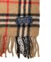Burberry's (バーバリーズ) ノバチェックカシミヤマフラー ベージュ：7000円
