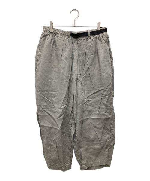 GRAMICCI（グラミチ）GRAMICCI (グラミチ) LINEN BALLOON PANTS/リネン・バルーン・パンツ グレー サイズ:Fの古着・服飾アイテム