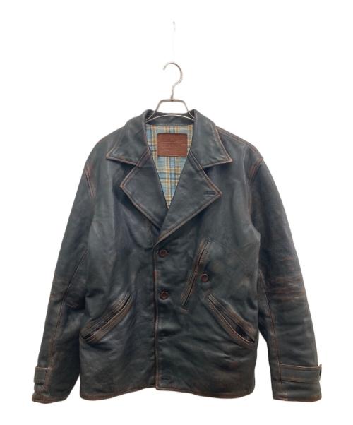 OLD CROW（オールドクロウ）OLD CROW (オールドクロウ) 101 - MOTORCYCLE JACKET ブラック サイズ:Lの古着・服飾アイテム