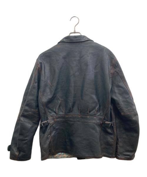 OLD CROW（オールドクロウ）OLD CROW (オールドクロウ) 101 - MOTORCYCLE JACKET ブラック サイズ:Lの古着・服飾アイテム