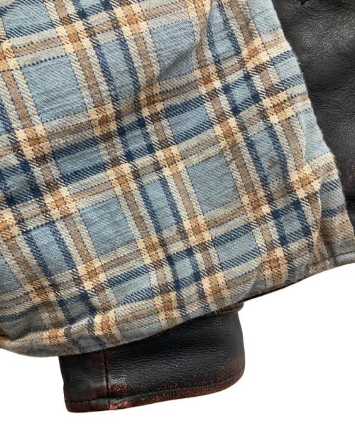 OLD CROW（オールドクロウ）OLD CROW (オールドクロウ) 101 - MOTORCYCLE JACKET ブラック サイズ:Lの古着・服飾アイテム