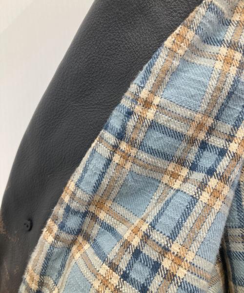 OLD CROW（オールドクロウ）OLD CROW (オールドクロウ) 101 - MOTORCYCLE JACKET ブラック サイズ:Lの古着・服飾アイテム