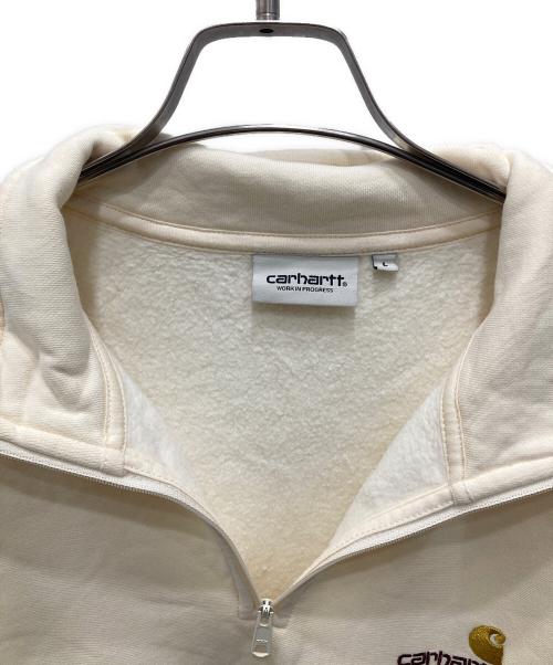 CarHartt（カーハート）CarHartt (カーハート) ハーフジップスウェット アイボリー サイズ:Lの古着・服飾アイテム