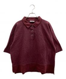 LACOSTE（ラコステ）の古着「キモノスリーブボックスポロシャツ」｜レッド
