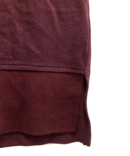 LACOSTE（ラコステ）LACOSTE (ラコステ) キモノスリーブボックスポロシャツ レッド サイズ:38の古着・服飾アイテム