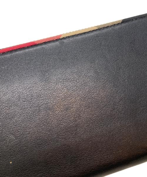 BLUE LABEL CRESTBRIDGE（ブルーレーベルクレストブリッジ）BLUE LABEL CRESTBRIDGE (ブルーレーベルクレストブリッジ) 長財布 ブラックの古着・服飾アイテム