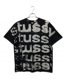 stussy（ステューシー）の古着「プリントカットソー」｜ホワイト×ブラック
