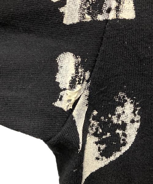stussy（ステューシー）stussy (ステューシー) プリントカットソー ホワイト×ブラック サイズ:Lの古着・服飾アイテム