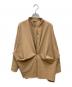 RIM.ARK（リムアーク）の古着「タックポイントワイドシャツ」｜ベージュ