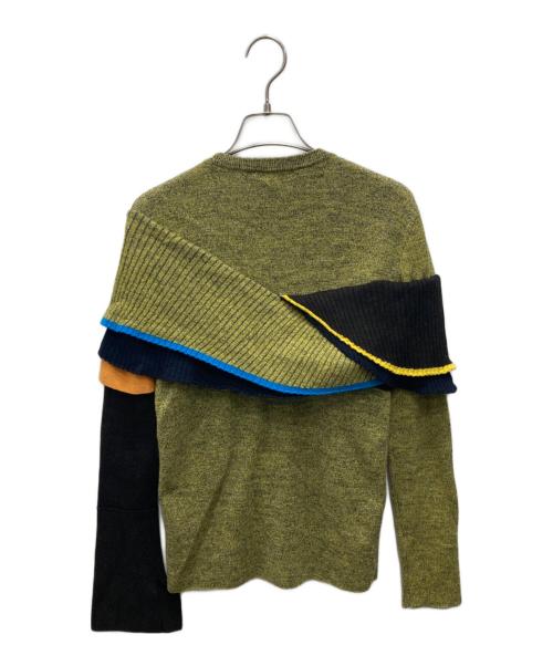 ENFOLD（エンフォルド）ENFOLD (エンフォルド) ニット グリーン サイズ:38の古着・服飾アイテム