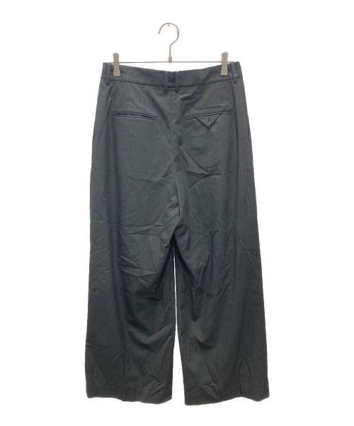 BEAUTY&YOUTH UNITED ARROWS（ビューティーアンドユースユナイテッドアローズ）BEAUTY&YOUTH UNITED ARROWS (ビューティーアンドユースユナイテッドアローズ) タックワイドパンツ グレー サイズ:Mの古着・服飾アイテム