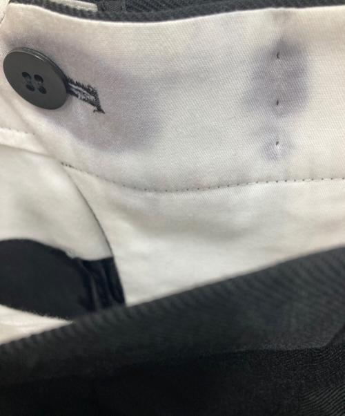 ENFOLD（エンフォルド）ENFOLD (エンフォルド) Fine Wo ギャバ セミワイドパンツ ブラック サイズ:36の古着・服飾アイテム