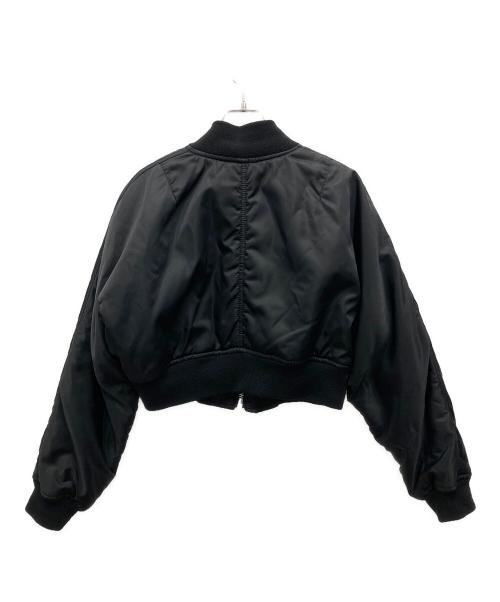 ZUCCA（ズッカ）ZUCCA (ズッカ) アーカイブクロップドMA-1ジャケット ブラック サイズ:Mの古着・服飾アイテム