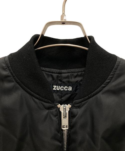ZUCCA（ズッカ）ZUCCA (ズッカ) アーカイブクロップドMA-1ジャケット ブラック サイズ:Mの古着・服飾アイテム