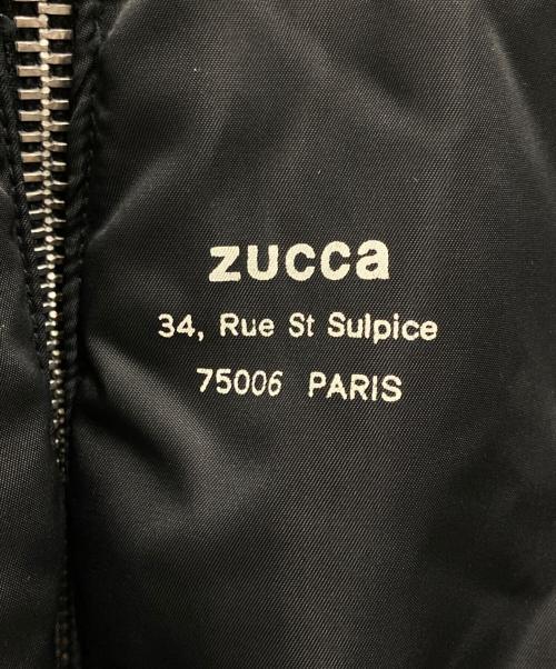 ZUCCA（ズッカ）ZUCCA (ズッカ) アーカイブクロップドMA-1ジャケット ブラック サイズ:Mの古着・服飾アイテム