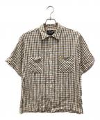 stussyステューシー）の古着「90'sオープンカラーシャツ」｜ベージュ