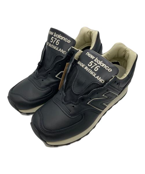 NEW BALANCE（ニューバランス）NEW BALANCE (ニューバランス) 576レザースニーカー ブラック サイズ:USA6 未使用品の古着・服飾アイテム