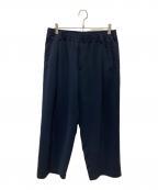 N.HOOLYWOODエヌ ハリウッド）の古着「TUCKED EASY PANTS」｜ネイビー