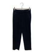 OHGAオオガ）の古着「ベロアイージースラックス」｜ブラック