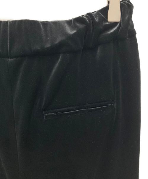 OHGA（オオガ）OHGA (オオガ) ベロアイージースラックス ブラック サイズ:Sの古着・服飾アイテム
