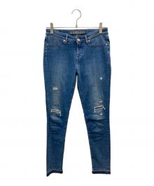 Denham（デンハム）の古着「ストレッチスキニーデニムパンツ」｜ブルー