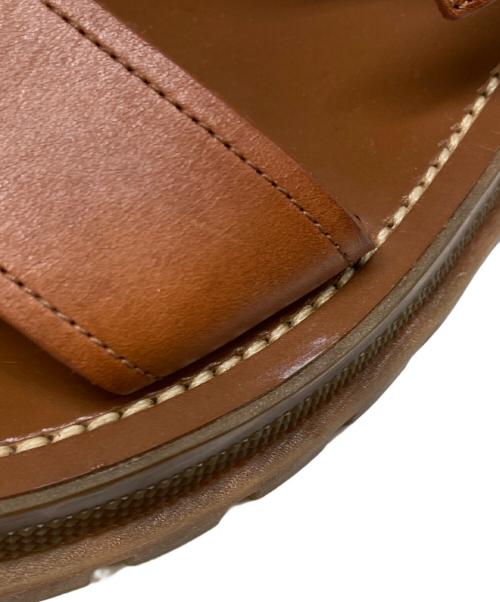 CELINE（セリーヌ）CELINE (セリーヌ) クレアトリオンフ サンダル ブラウン サイズ:37の古着・服飾アイテム