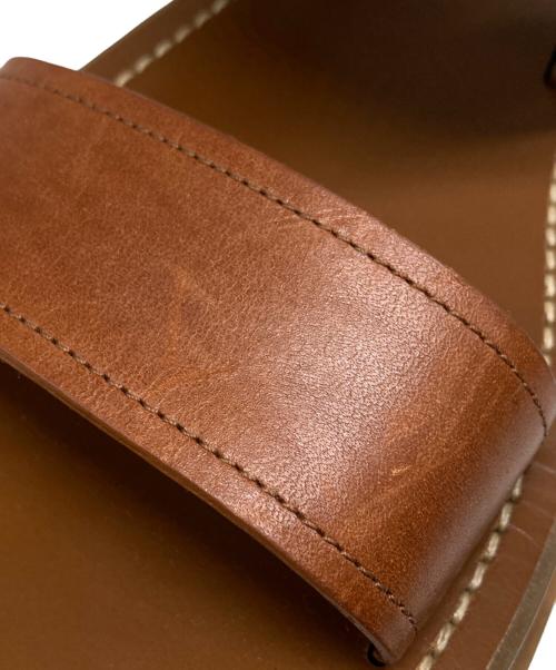 CELINE（セリーヌ）CELINE (セリーヌ) クレアトリオンフ サンダル ブラウン サイズ:37の古着・服飾アイテム