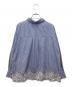 stola. (ストラ) 裾刺繍シャツ ブルー サイズ:36 未使用品：4000円