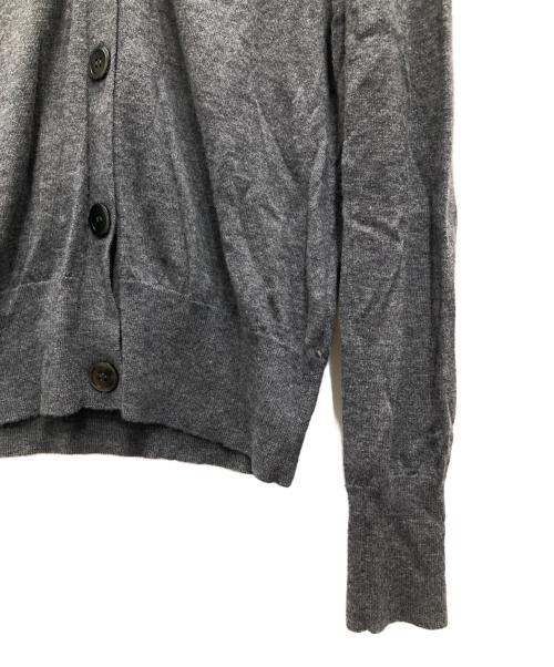 Whim Gazette（ウィムガゼット）Whim Gazette (ウィムガゼット) 14Gテンジクカーディガン グレー サイズ:Fの古着・服飾アイテム