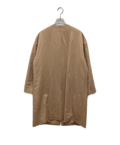 UNITED（ユナイテッド）UNITED (ユナイテッド) メイユールカシミヤノーカラーコート ベージュ サイズ:42の古着・服飾アイテム
