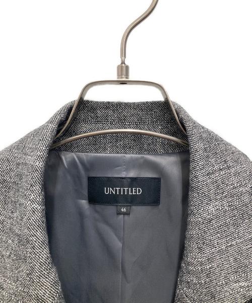 UNITED（ユナイテッド）UNITED (ユナイテッド) ミックスツイードダブルブレストジャケット グレー サイズ:46の古着・服飾アイテム