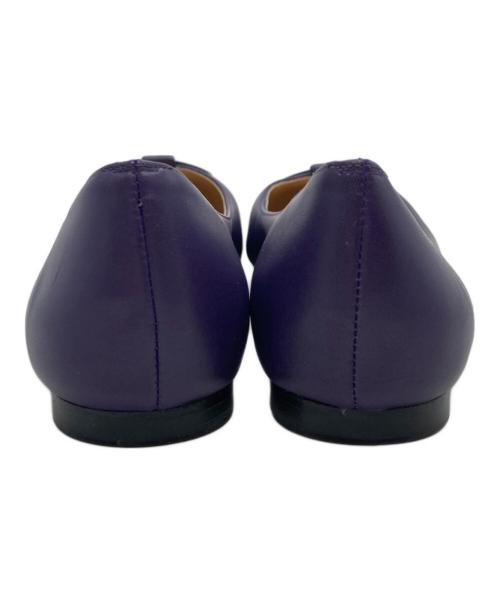 RALPH LAUREN Purple Label（ラルフ ローレン パープル レーベル）RALPH LAUREN Purple Label (ラルフ ローレン パープル レーベル) フラットパンプス パープル サイズ:37 1/2の古着・服飾アイテム