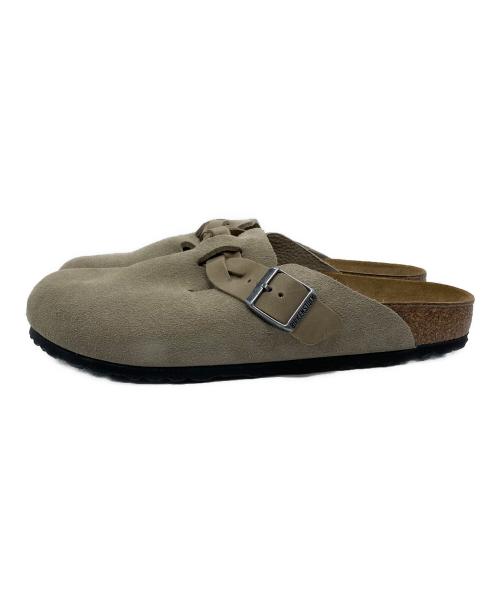 BIRKENSTOCK（ビルケンシュトック）BIRKENSTOCK (ビルケンシュトック) Boston Braided LEVE Taupe ベージュ サイズ:270の古着・服飾アイテム