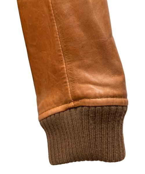 AVIREX（アヴィレックス）AVIREX (アヴィレックス) ホースレザージャケット ブラウン サイズ:Lの古着・服飾アイテム