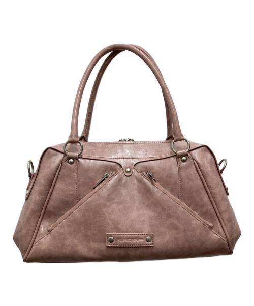 SUNBURNPROJECT（サンバーン・プロジェクト）SUNBURNPROJECT (サンバーン・プロジェクト) Faux Leather M.O.S Bag ピンクの古着・服飾アイテム