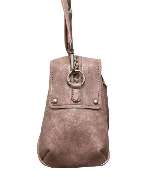 SUNBURNPROJECT（サンバーン・プロジェクト）SUNBURNPROJECT (サンバーン・プロジェクト) Faux Leather M.O.S Bag ピンクの古着・服飾アイテム