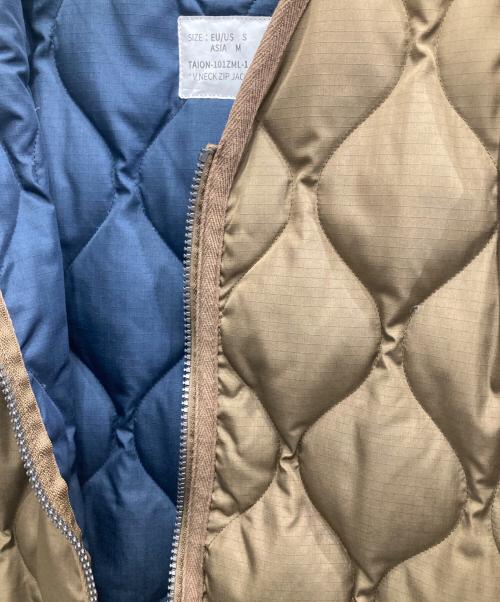 TAION（タイオン）TAION (タイオン) ミリタリーオーバーカーディガン ブラウン サイズ:Mの古着・服飾アイテム